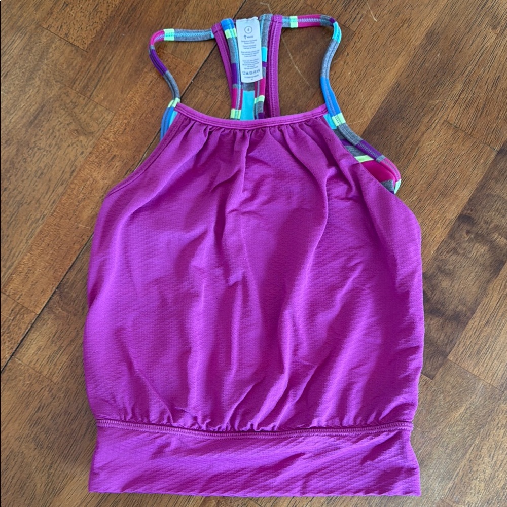 Purple Racerback Tank Top